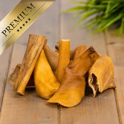 Lyra Pet® Peau de tête de bœuf sections 4 - 8 cm