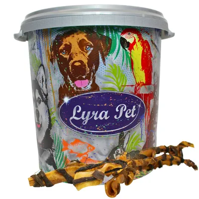 Lyra Pet® XXL barres de peau de tête de bœuf avec panse env. 70 cm