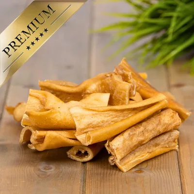 Lyra Pet® Peau de tête de bœuf sections 1 - 7cm