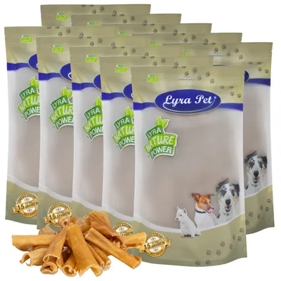 Lyra Pet® Peau de tête de bœuf sections 1 - 7cm Lyra Pet® Peau de tête de bœuf sections 1 - 7cm