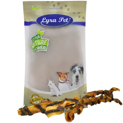 Lyra Pet® XXL barres de peau de tête de bœuf avec panse env. 70 cm Lyra Pet® XXL barres de peau de tête de bœuf avec panse env. 70 cm