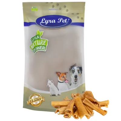 Lyra Pet® Peau de tête de bœuf sections 1 - 7cm Lyra Pet® Peau de tête de bœuf sections 1 - 7cm