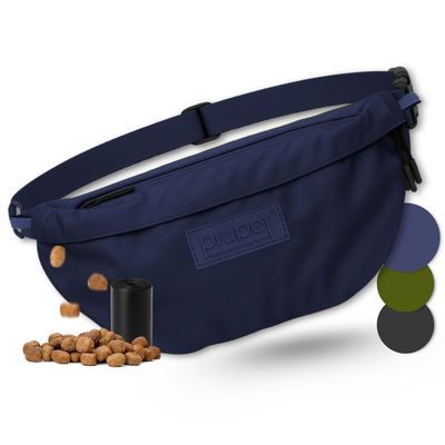PiuPet® Leckerlitasche wasserdicht I Gassitasche 3 Fächern & Innentasche