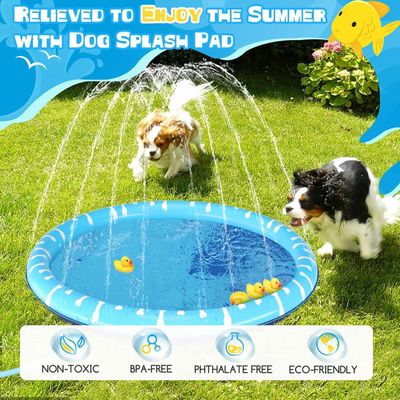 ZENITHMIND Tapis d'eau, piscine pour chiens
