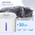 LovuPet Fontaine à Eau pour Chat Chien 3L,avec LED Fenêtre de Niveau d'eau