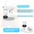 LovuPet Lot de 8 filtres de rechange pour fontaine à eau pour chat en acier