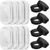 LovuPet Lot de 8 filtres de rechange pour fontaine à eau pour chat en acier