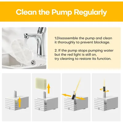 LovuPet Fontaine à Eau Chat 2.5 L, Réservoir d'eau Noir Translucide