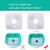 LovuPet Filtre carré lot 8 pour fontaine à eau chats avec résine charbon