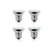 Lot 4 50W E27 Lampe Chauffante UVA+UVB Ampoule à Spectre Complet Dimmable