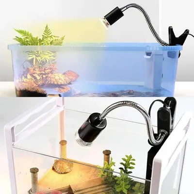 Lot 4 50W E27 Lampe Chauffante UVA+UVB Ampoule à Spectre Complet Dimmable