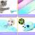 ZENITHMIND 3 - Pack Souris jouet chat contenant de la menthe