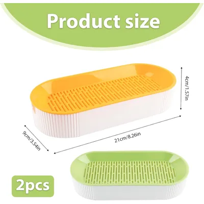 LovuPet Lot de 2 Jardinières d'herbe à Chat, Kit de Culture Hydroponique