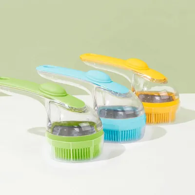 LovuPet Brosse distributrice de shampoing pour chiens et chats