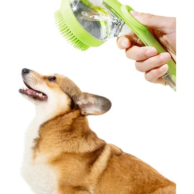 LovuPet Brosse distributrice de shampoing pour chiens et chats