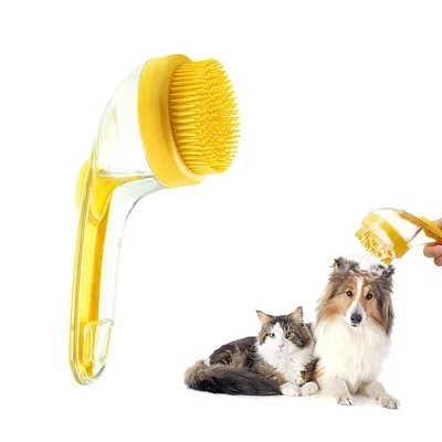 LovuPet Brosse distributrice de shampoing pour chiens et chats