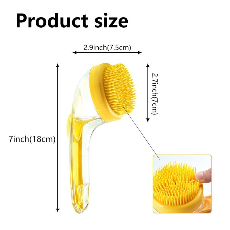 LovuPet Brosse distributrice de shampoing pour chiens et chats
