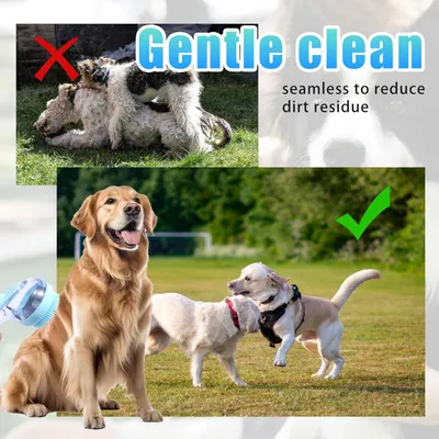 LovuPet Brosse distributrice de shampoing pour chiens et chats