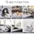 ZENITHMIND Couverture pour chien, gris 160x100 cm