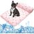 ZENITHMIND Tapis frais pour animaux de compagnie avec oreillers 60x40cm