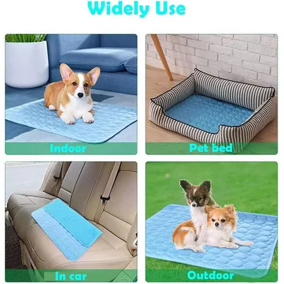ZENITHMIND Tapis de refroidissement pour animaux de compagnie 70*55cm