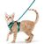 Harnais Chat Petit Chien Laisse Harnais Chaton Réglable,XS,sky blue
