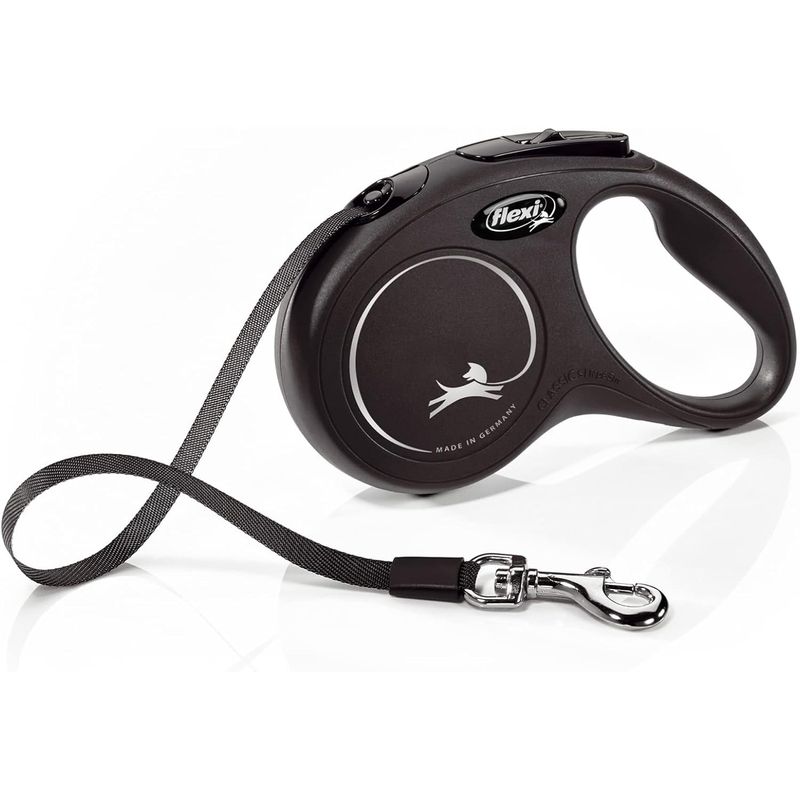 Laisse Chien Enrouleur New Classic 5m, 15kg, Made in Germany