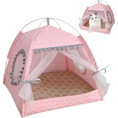 ZENITHMIND Tente portable pliable pour animal domestique - Lit