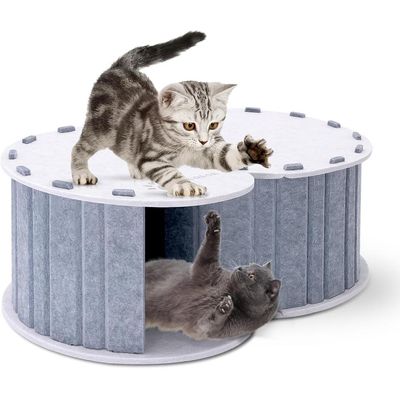 ZENITHMIND Lit de chat jeu Tunnel