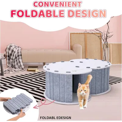 ZENITHMIND Lit de chat jeu Tunnel