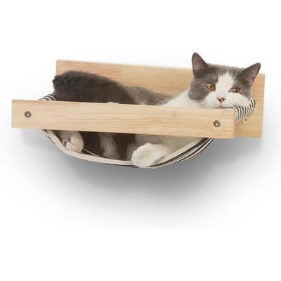 ZENITHMIND Hamac pour Chat à Fixation Murale pour Grand Chat