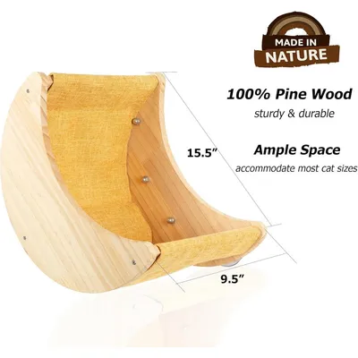 ZENITHMIND Camas para gatos con ventana para gatos de interior