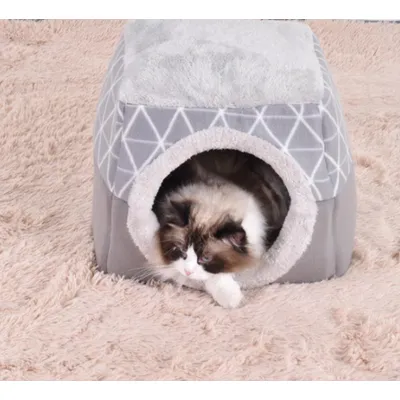 ZENITHMIND Tapis Niche pour Chat lit de Maison pour Chat