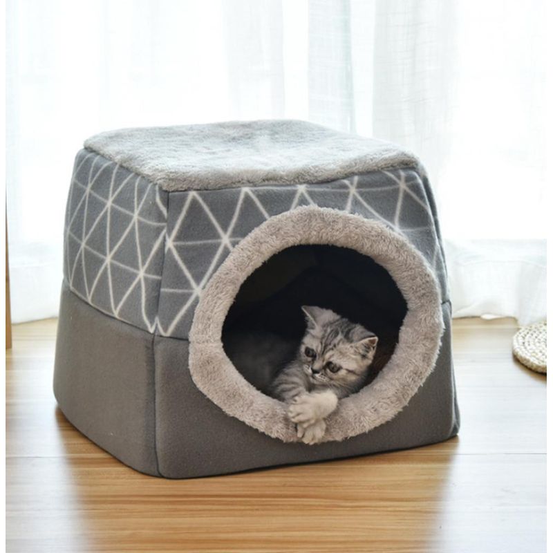 ZENITHMIND Tapis Niche pour Chat lit de Maison pour Chat