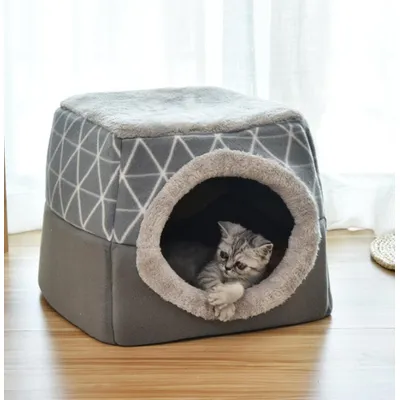 ZENITHMIND Tapis Niche pour Chat lit de Maison pour Chat
