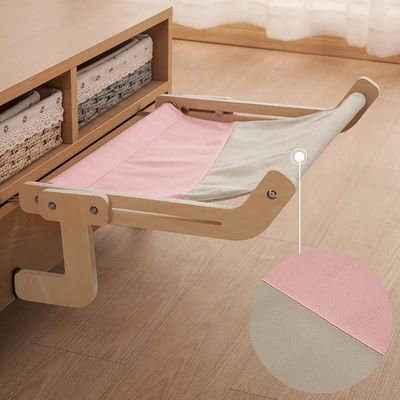 ZENITHMIND Lit Hamac pour Chat,Cadre en Bois