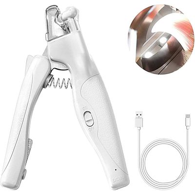 Tondeuse Griffes Pro LED pour Chats/Chiens - Piège Ongles + Lime