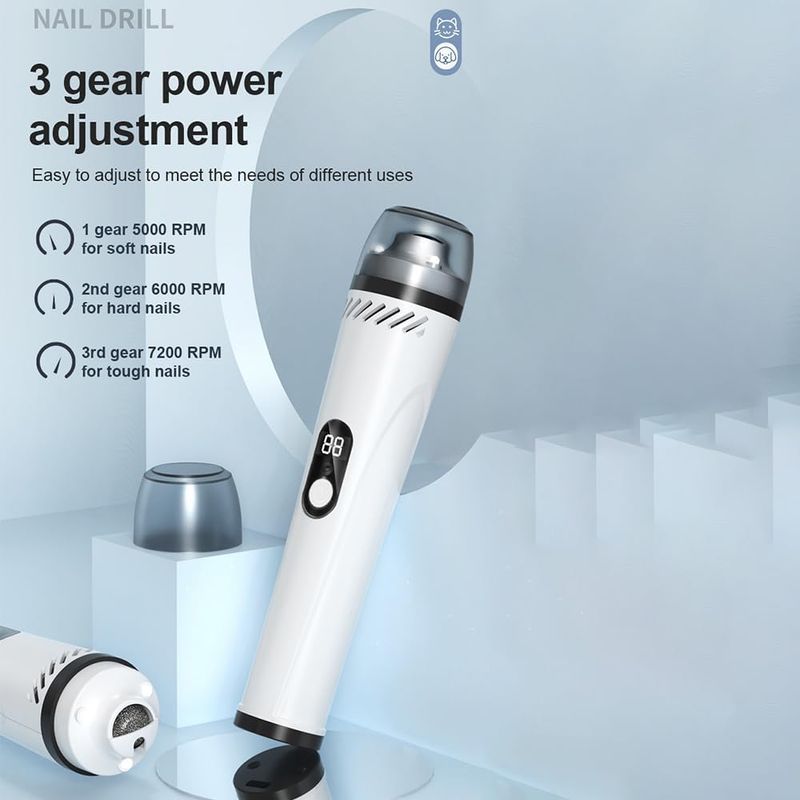 LovuPet Lime à ongles portable et fiable pour animaux de compagnie avec LED