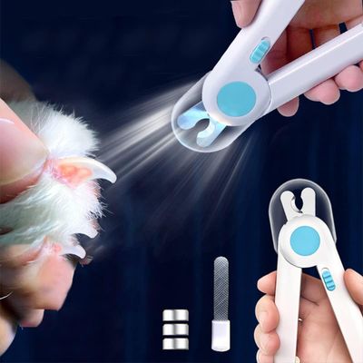 Tondeuse Griffes Professionnelle LED Anti-Éclaboussures pour Chiens/Chats