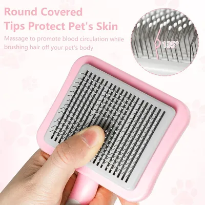 ZENITHMIND Brosse de toilettage pour chien et chat