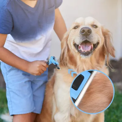 ZENITHMIND Brosse de soin de fourrure pour chien et chat