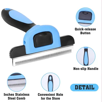 ZENITHMIND Brosse de soin de fourrure pour chien et chat
