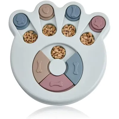 ZENITHMIND Fente lente en forme de griffe pour chien, bleu clair