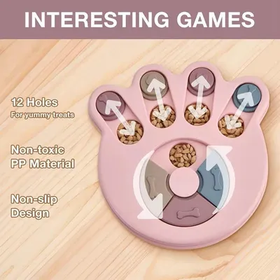 ZENITHMIND Fente lente en forme de griffe pour chien, bleu clair