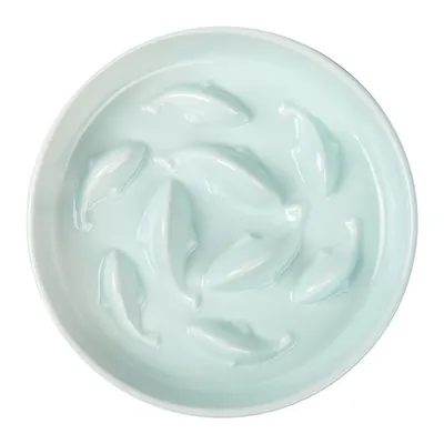 ZENITHMIND Gamelle à Alimentation Lente pour Chats et Petits Chiens