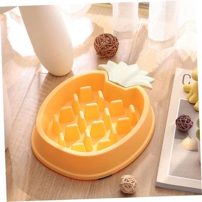 ZENITHMIND Bol Slow Food pour chien, jaune