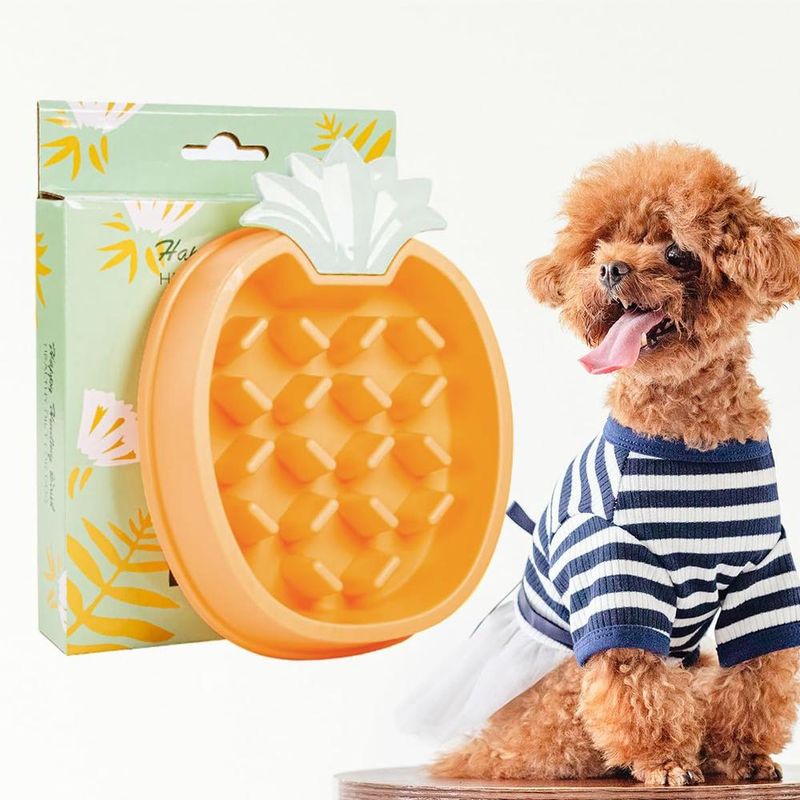ZENITHMIND Bol Slow Food pour chien, jaune