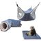 Lot de 3 hamacs pour rat, cochon d'Inde, tunnel suspendu et lit chaud 1 Piece