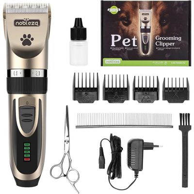 ZENITHMIND Chien chat tondeuse à cheveux set, électrique sans fil