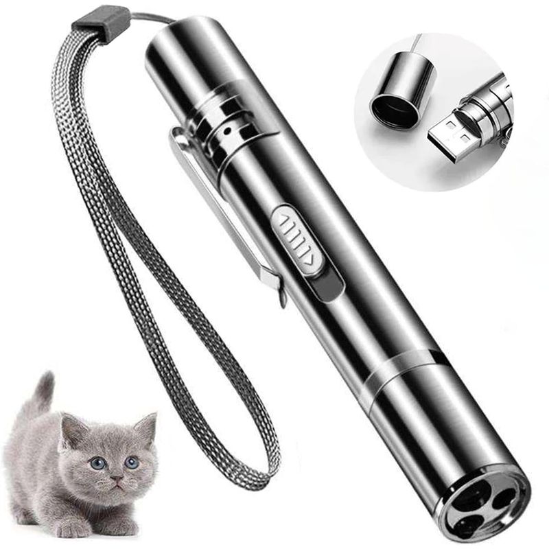 LovuPet Jouet interactif LED pour chats et chiens, USB,exercice intelligent